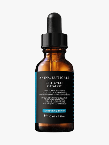 SkinCeuticals Cell Cycle Catalystm in branded dropper component on a light gray background